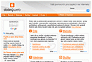 Dobrý Web – titulní stránka