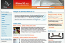 Rhino3D.cz – titulní stránka