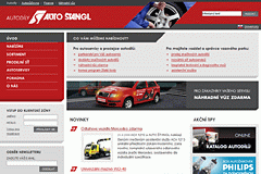 Auto Štangl – titulní stránka