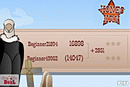 Wild West Duel - závěrečná obrazovka se skóre