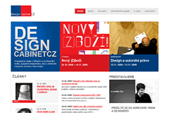 Design Cabinet CZ - Titulní stránka