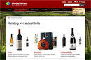 Global Wines - Úvodní stránka katalogu produktů