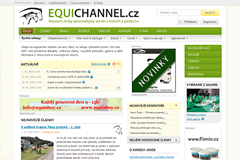 Equichannel.cz - úvodní stránka