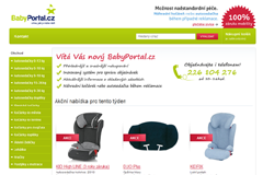 Babyportal.cz - titulní stránka