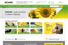Isover: titulní stránka