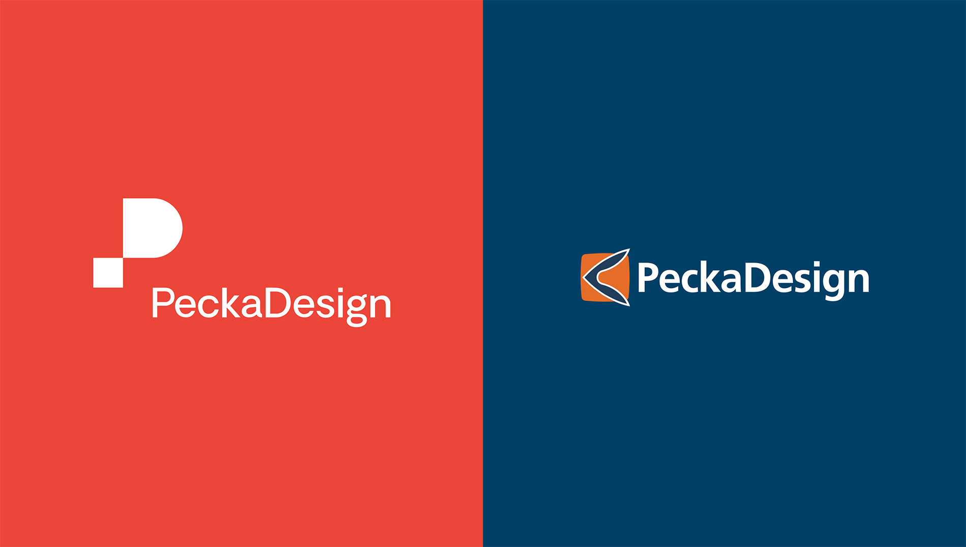Nové a staré logo PeckaDesign