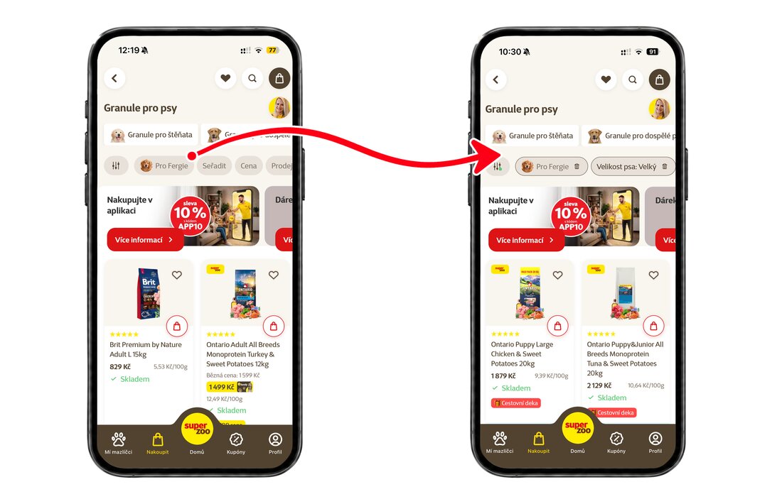 Náhled SUPER ZOO – MOBILNÍ APLIKACE