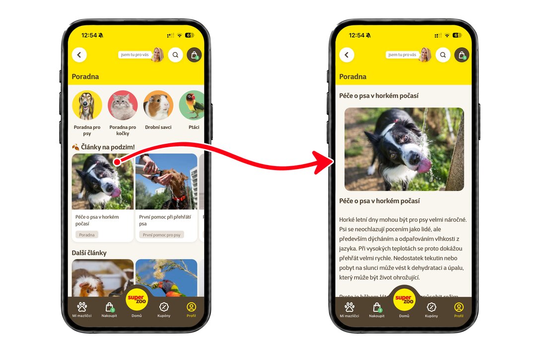 Náhled SUPER ZOO – MOBILNÍ APLIKACE