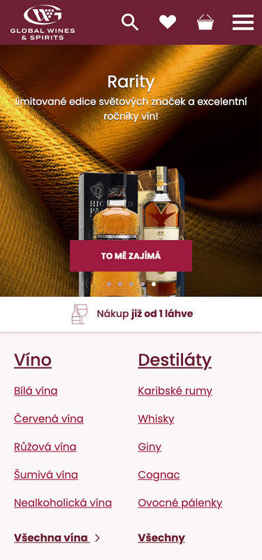 Náhled Global Wines & Spirits na mobilu