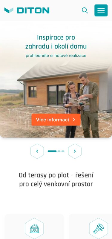 Náhled Diton na mobilu