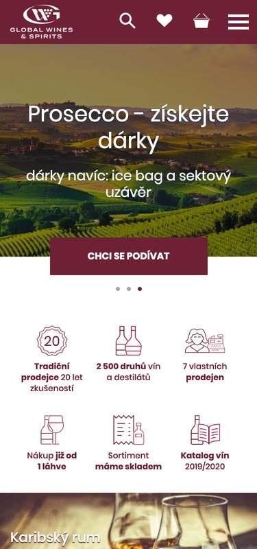 Náhled Global Wines & Spirits na mobilu