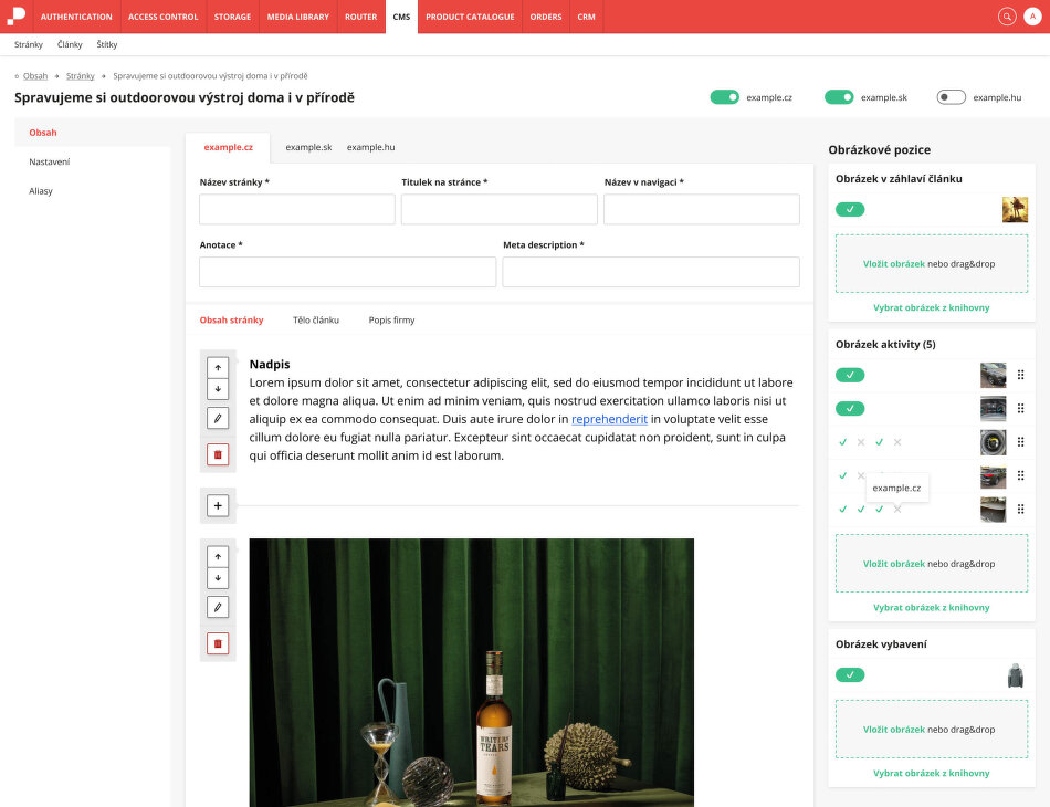 Publicator 7 UI