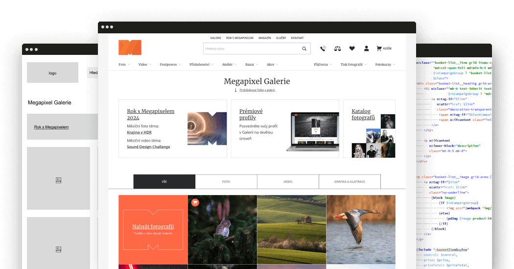 Tvorba uživatelsky přívětivého a atraktivního frontendu e-shopu.